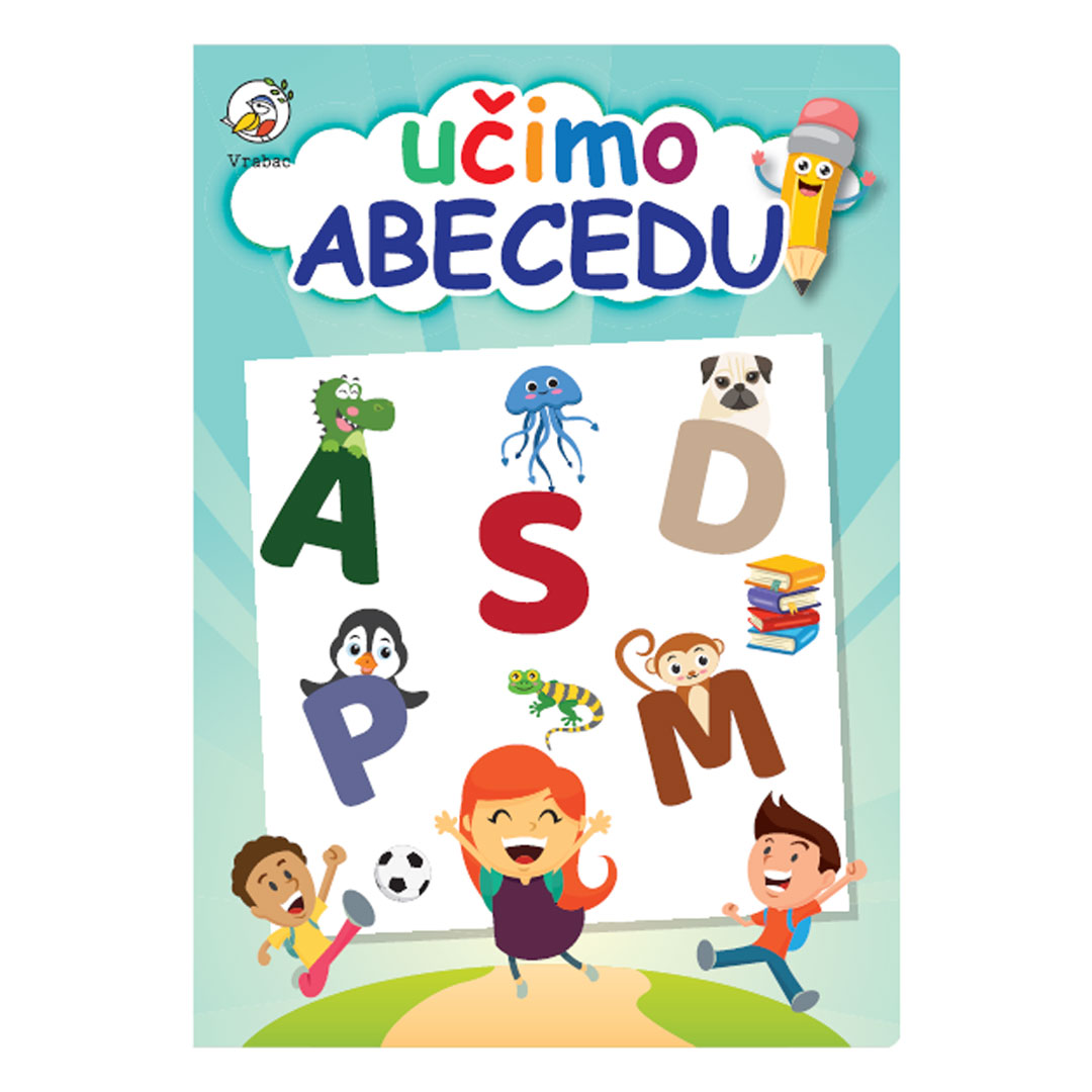 Vježbanka Plumi, Učimo abecedu, Vrabac