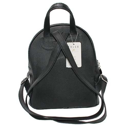 Ranac ženski kožni, 4061 crni, Falco - Image 3