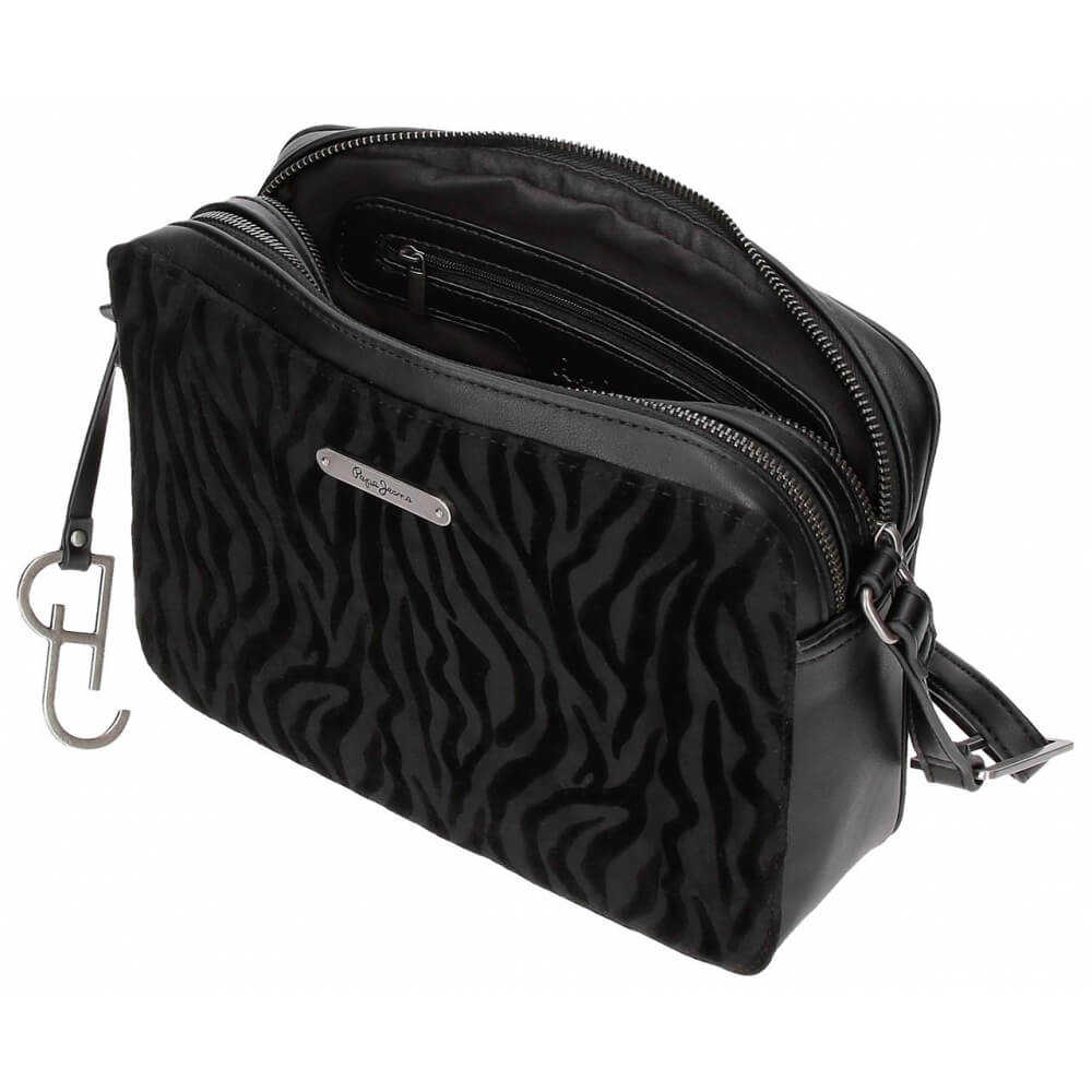 Torbica na rame 18 cm, Anais, crna, Pepe Jeans - Image 2