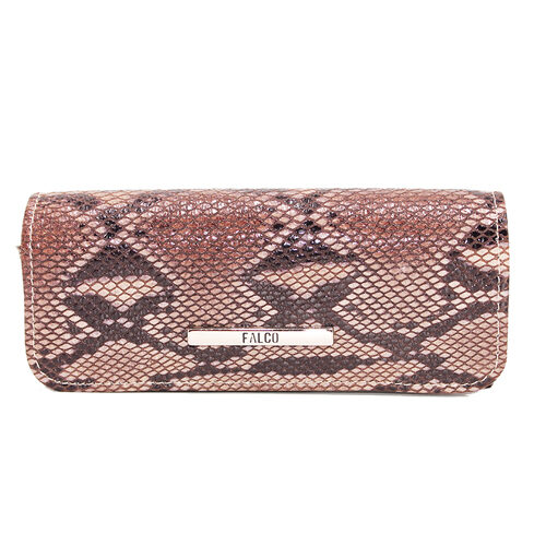 Futrola za naočare kožna, 3005 snake print, Falco