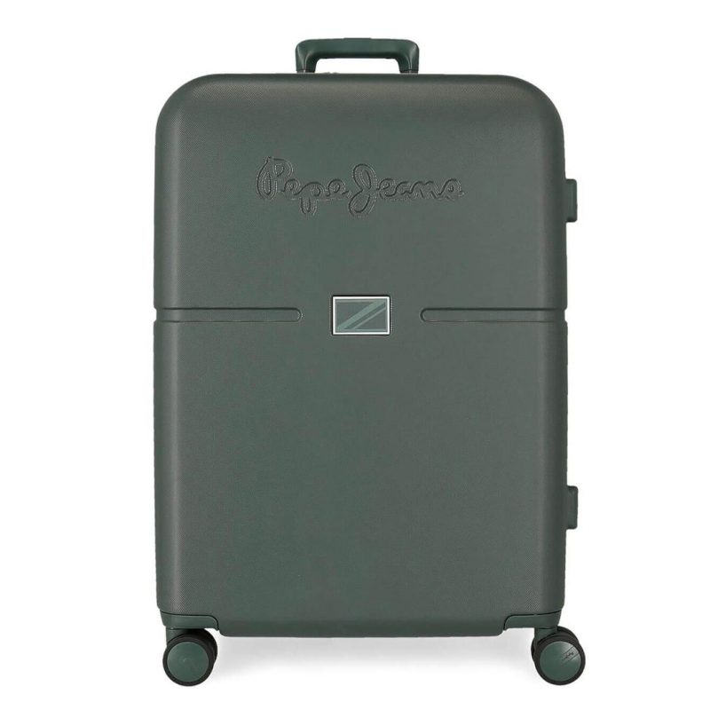 Kofer 70 cm ABS, Accent 7699233, maslinasto zeleni, Pepe Jeans