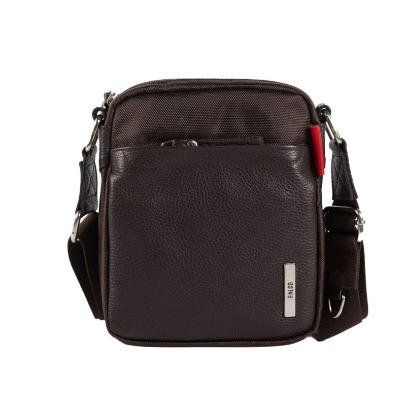 Torba muška kožna , 5582-20 braon, Falco