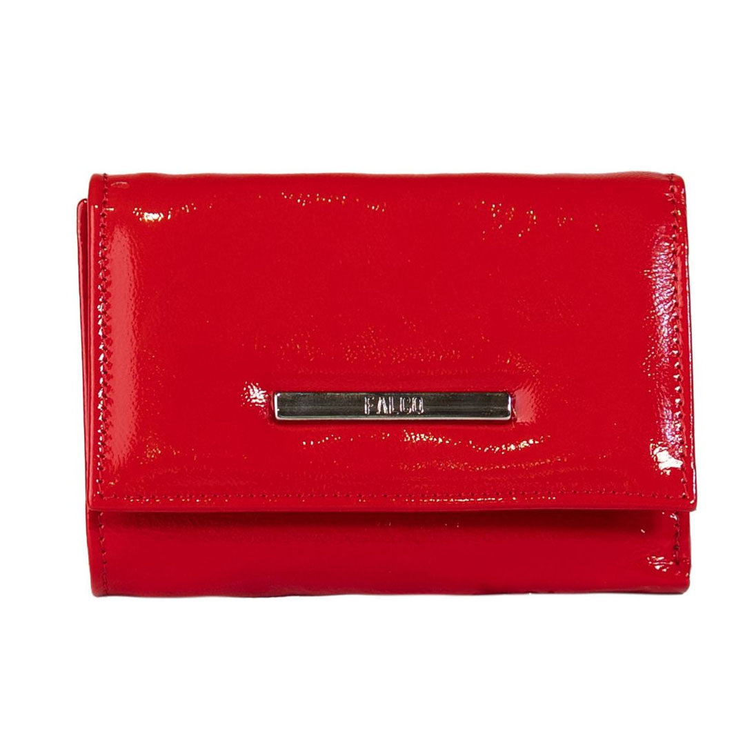 Novčanik ženski kožni, 1532 crveni lak, Falco