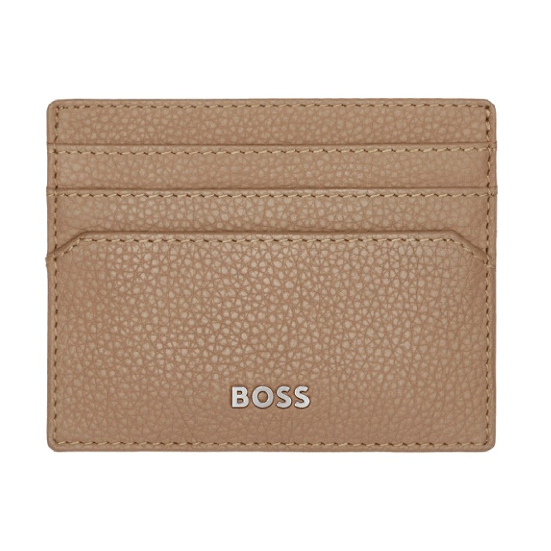Držač kartica Classic Grained HLC416X, bež, Hugo Boss