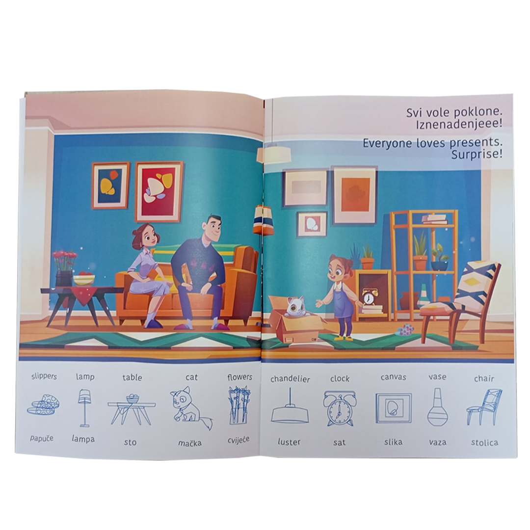 Slikovnica Beliko, Mojih prvih 100 riječi na engleskom jeziku, Vrabac - Image 2