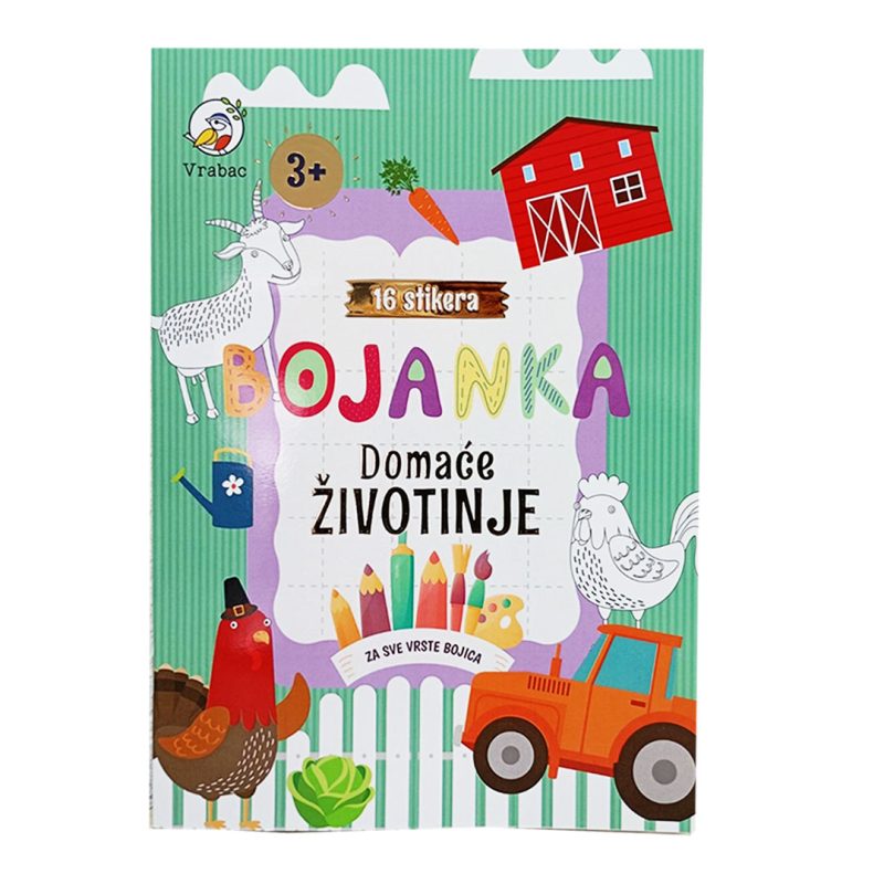 Bojanka Amigo, Domaće životinje A4, Vrabac