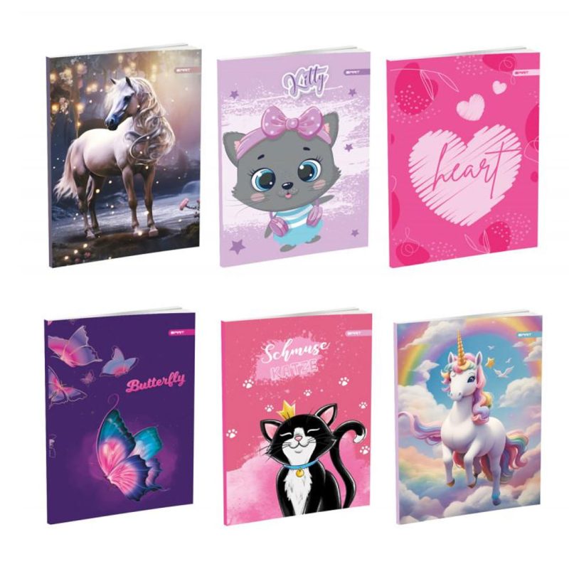 Sveska Premium A4 Girls 409264, MP, dikto, 52 lista, sorto