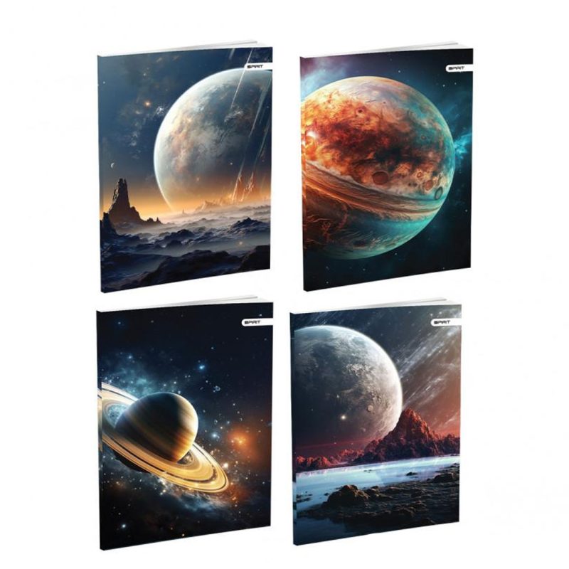 Sveska Premium A4 Planete 410278, MP, dikto, 52 lista, sorto