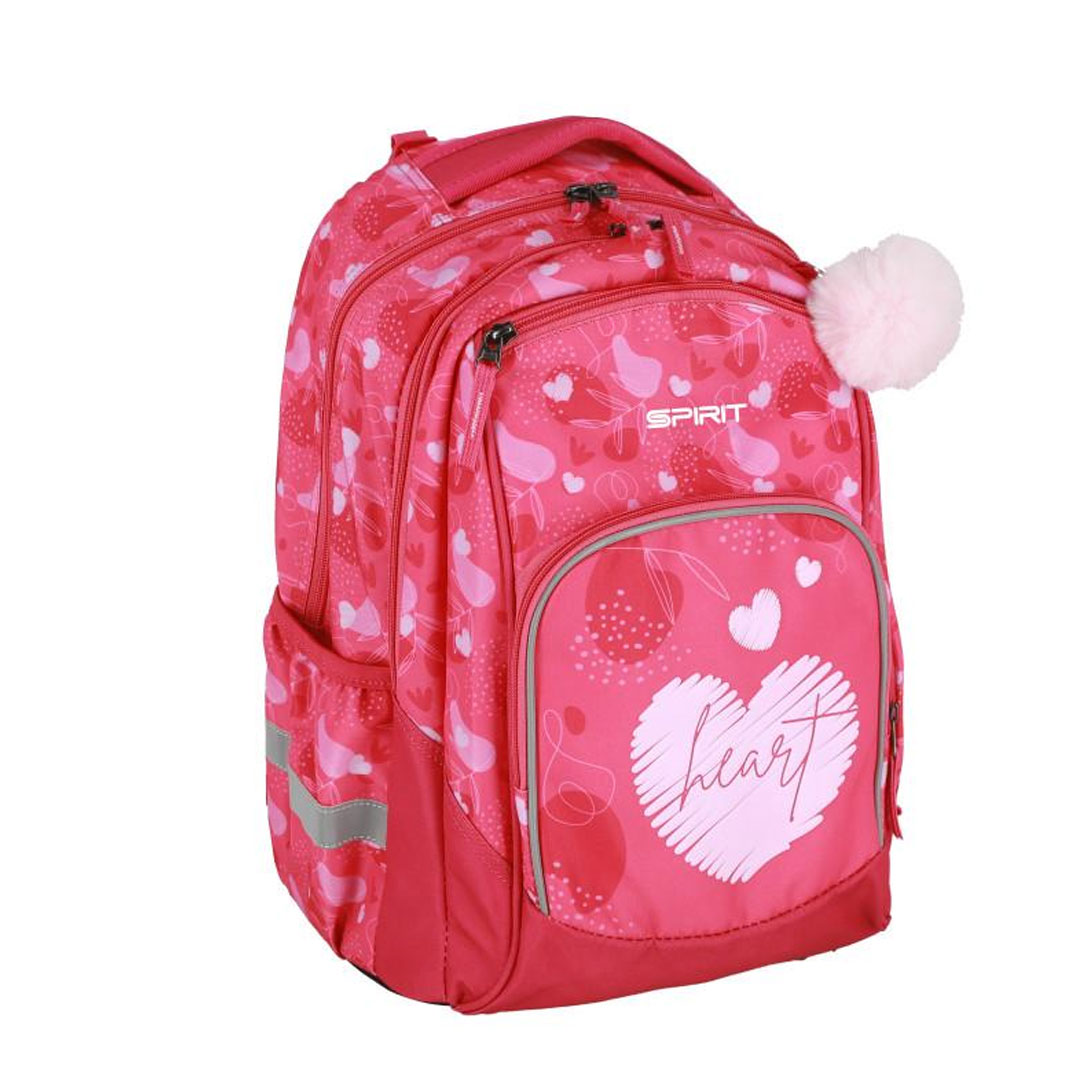 Ranac 44 cm, Heart 3D 410537, crveni, Newbie