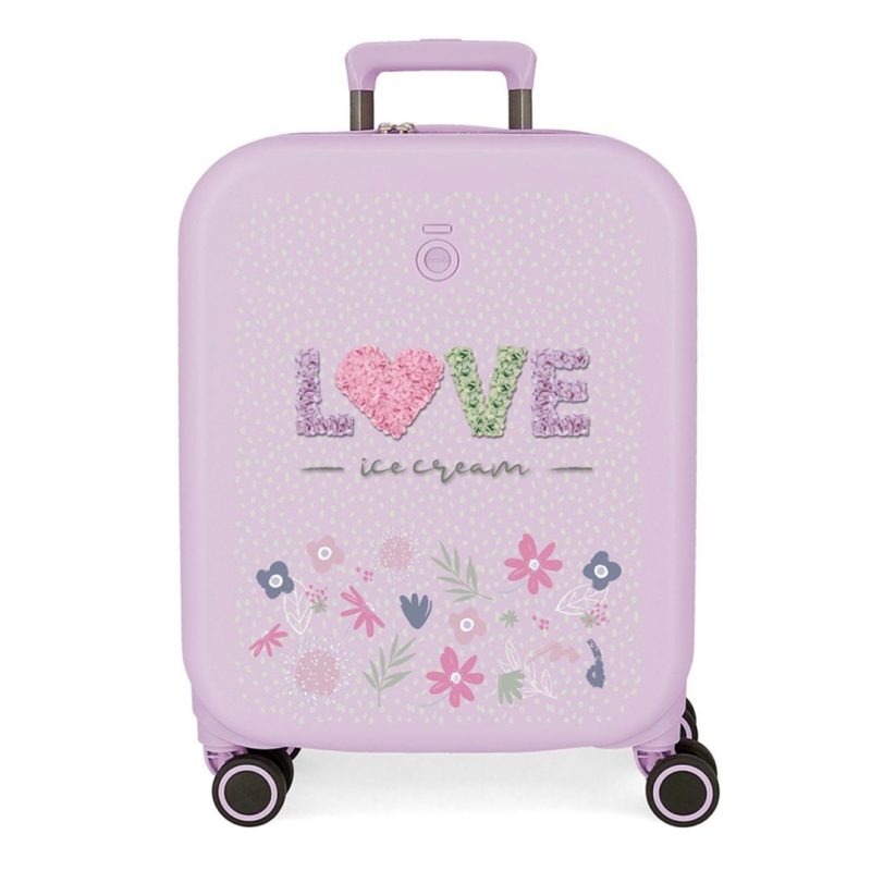 Kofer 55 cm ABS Love Ice Cream 9569123, lila, Enso