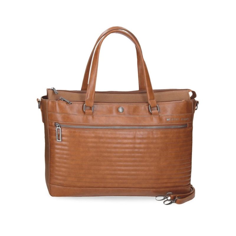 Torba na rame 42 cm ženska Biker 7156642, braon, Pepe Jeans