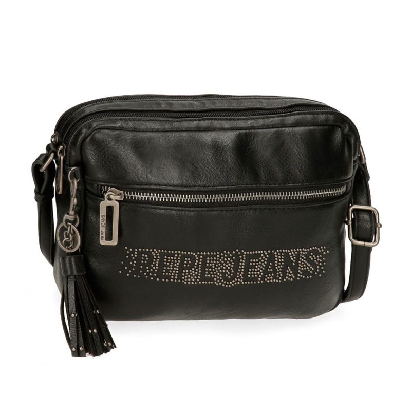 Torba na rame 18 cm Bera 7235441, crna, Pepe Jeans