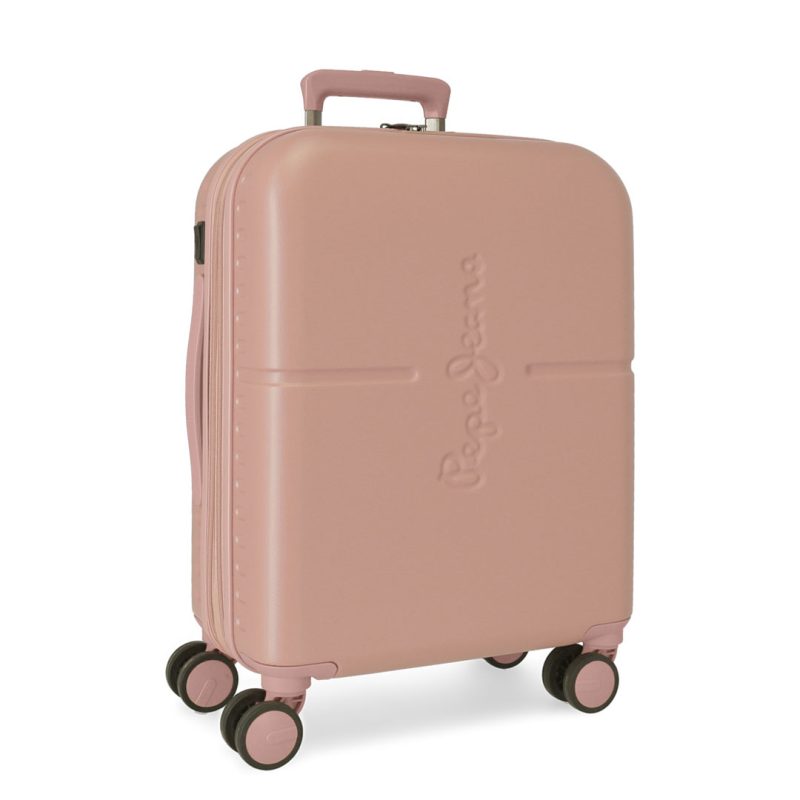 Kofer 55 cm ABS, Highlight proširivi 7688624, puder roze, Pepe Jeans