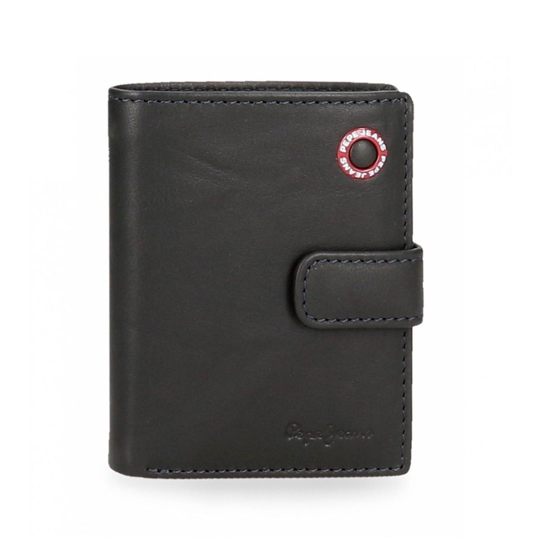 Novčanik 10.5 cm kožni Badge 7371233, muški, teget, Pepe Jeans