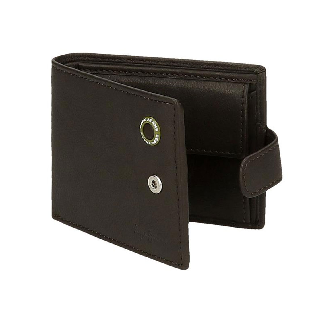 Novčanik 11 cm kožni Badge 7373332, braon, Pepe Jeans - Image 3
