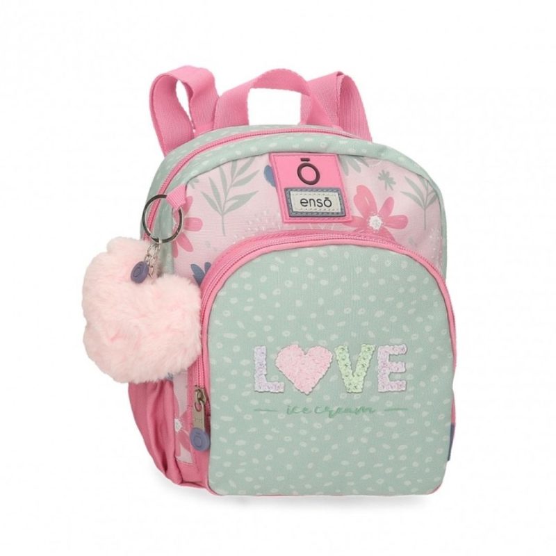 Ranac 23 cm, Love Ice Cream 9562021, roze, Enso