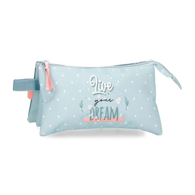 Pernica 22 cm Live Your Dreams 3764321 sa 3 odjeljka, svijetlo plava, Movom