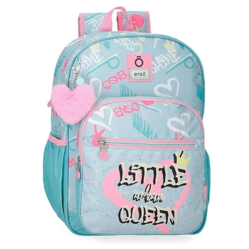 Ranac 38 cm, Little Urban Queen 9712421, tirkizni, Enso