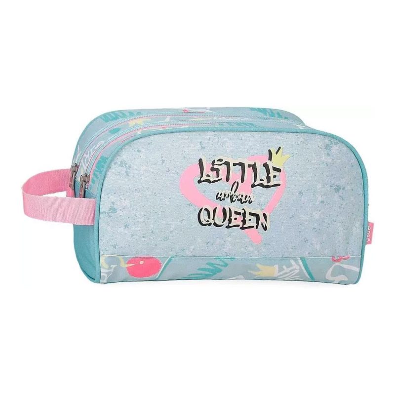 Neseser 26 cm Little Urban Queen 9714421 sa 2 odjeljka, tirkizni, Enso