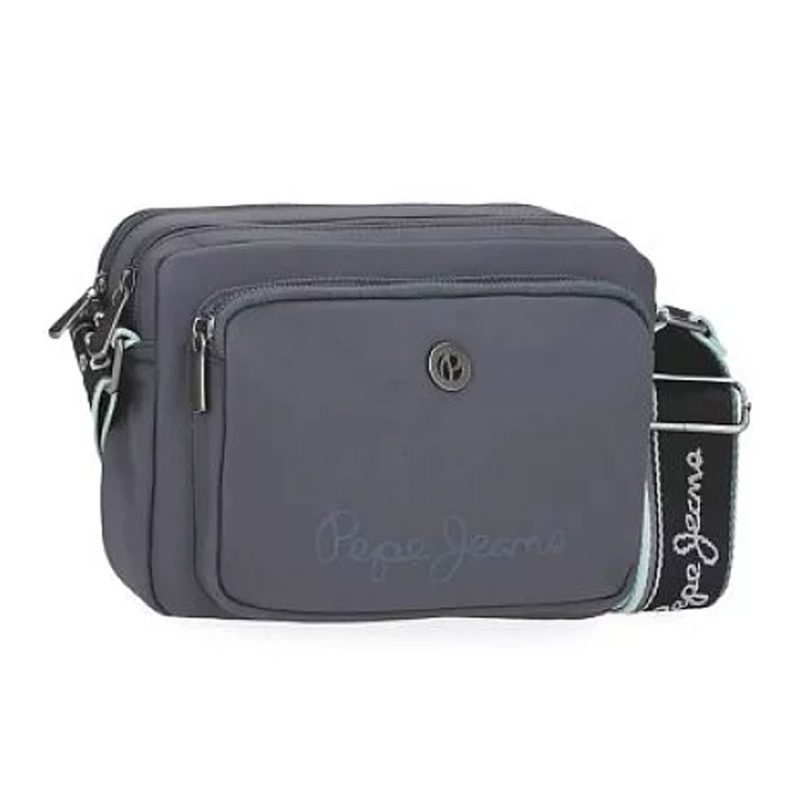 Torba na rame 25 cm, Corin 7955433, tamno siva, Pepe Jeans