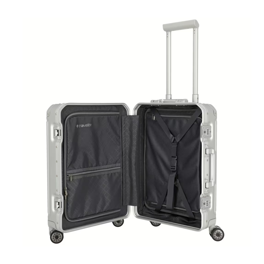 Kofer 55 cm Next 079847-56 aluminijum, srebrni, Travelite - Image 4