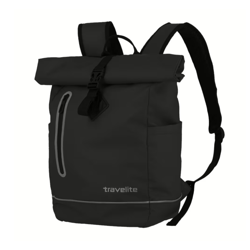 Ruksak roll-up 48 cm, Basics 096314-01, crni, Travelite