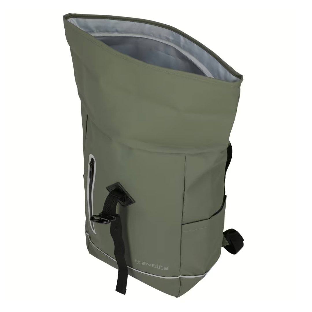 Ruksak roll-up 48 cm, Basics 096314-86, maslinasta, Travelite - Image 3