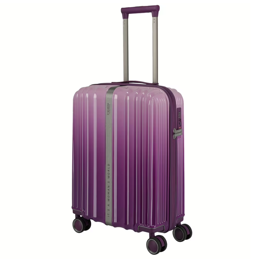 Kofer 55 cm ABS Lascana 077449-17, ljubičasti, Travelite