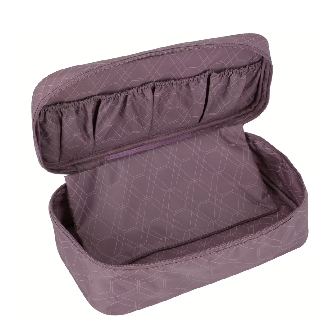 Neseser i torba u setu 32 cm, Lascana 077445-17, lavanda, Travelite - Image 3
