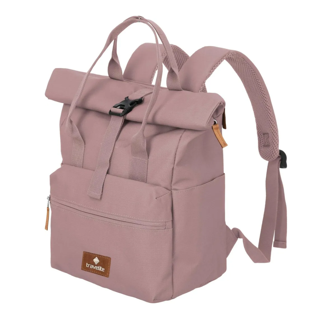 Ranac roll-up 37 cm Basics, 096304-17, zagasito roze, Travelite