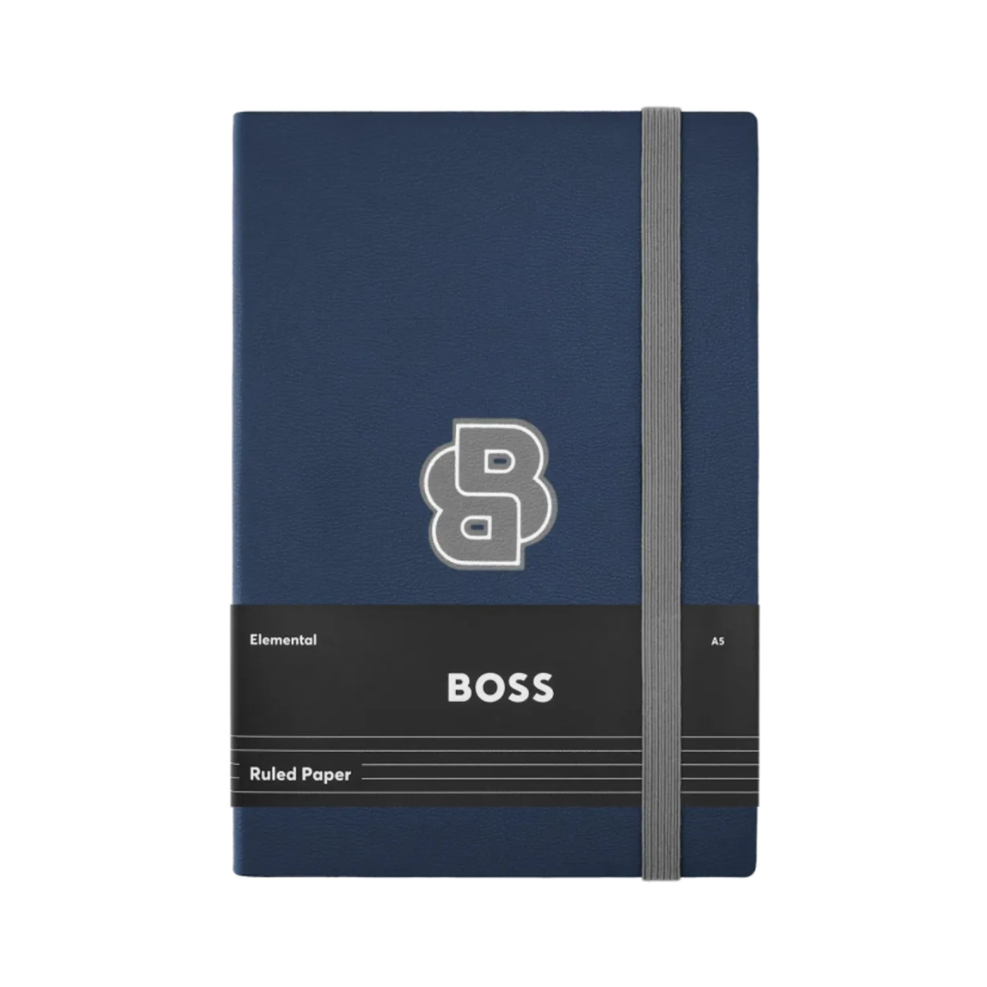 Notes A5 Varsity HNH612NL dikto, teget, Hugo Boss