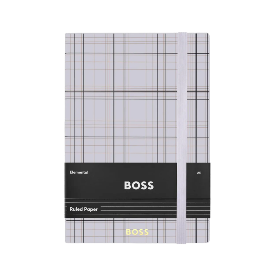 Notes A5 Checkered HNH624WL dikto, lila, Hugo Boss