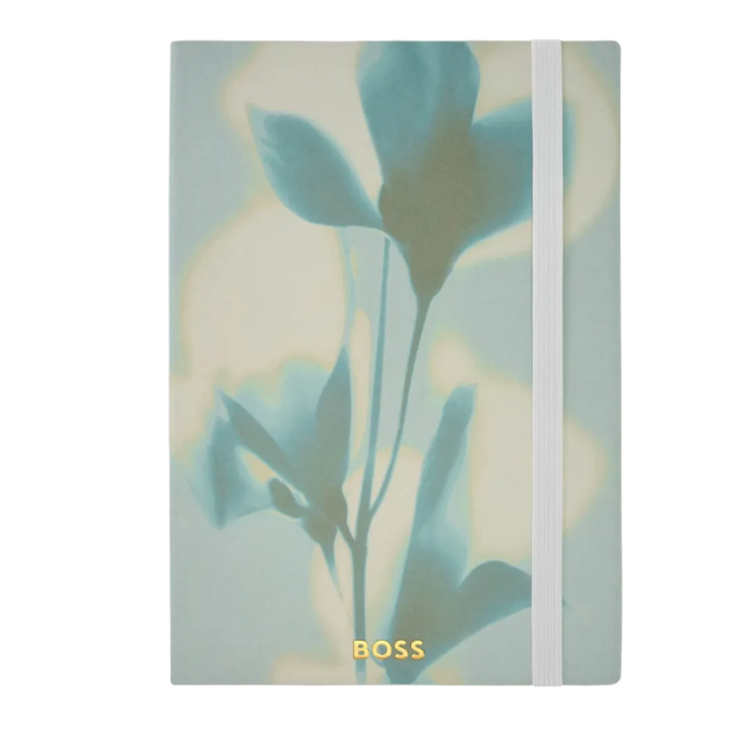 Notes A5 Holographic Flower HNH623TL dikto, svijetlo zeleni, Hugo Boss - Image 3