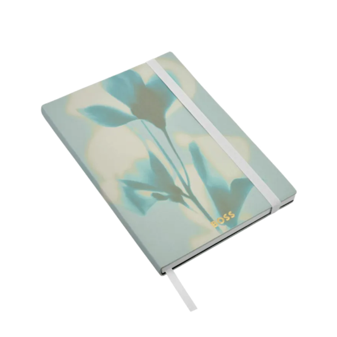 Notes A5 Holographic Flower HNH623TL dikto, svijetlo zeleni, Hugo Boss - Image 2