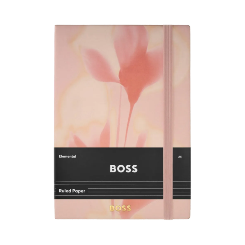 Notes A5 Holographic Flower HNH623XL dikto, nude, Hugo Boss