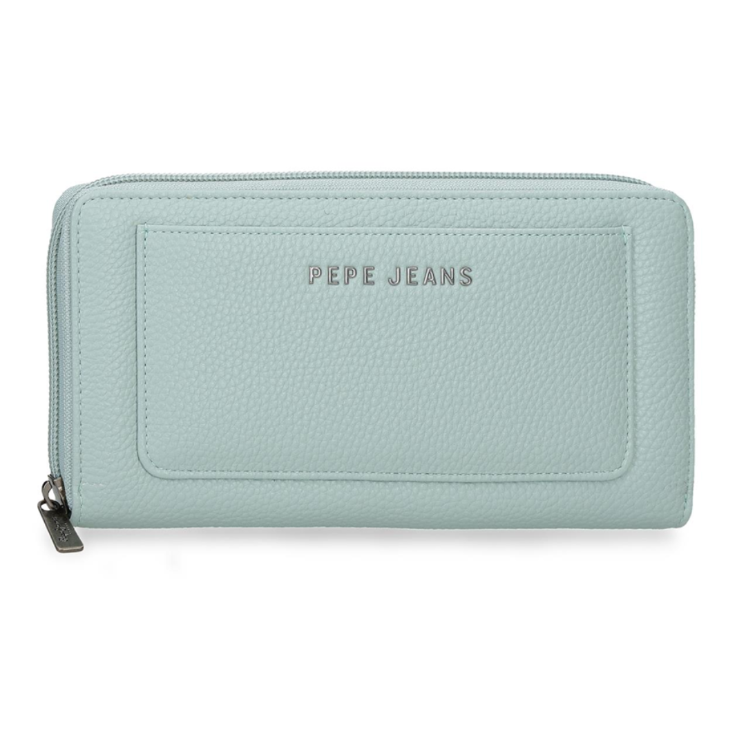 Novčanik 19.5 cm RFID Paola 7448541, tirkizni, Pepe Jeans