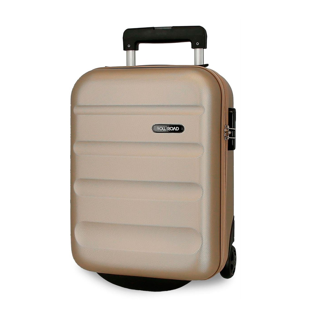 Kofer 40 cm ABS Flex 5849969, šampanj, Roll Road