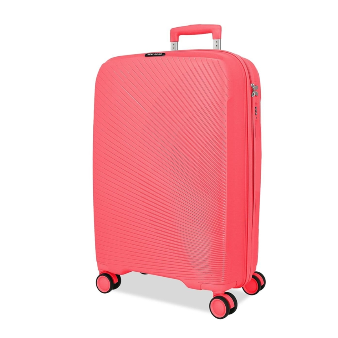 Kofer 54 cm ABS Orbit 5499123, koralni, Roll Road