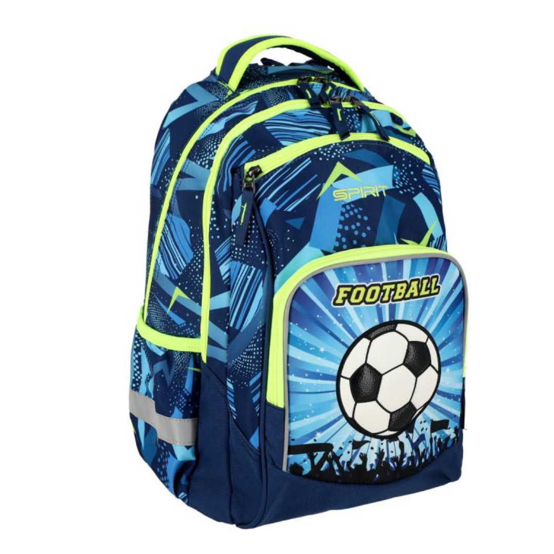 Ranac 44 cm Football 3D Newbie 600274, plavi, Spirit