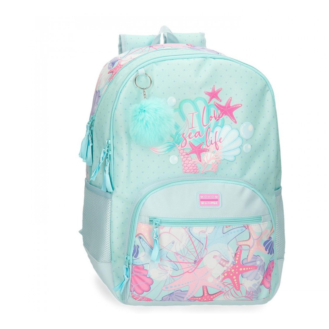 Ranac 46 cm I Love sea 3052641, svijetlo zelena, Movom