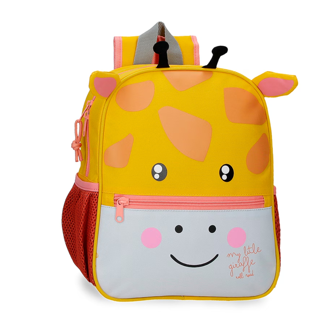 Ranac 28 cm Happy Pets Giraffe 49921D8, žuti, Roll Road