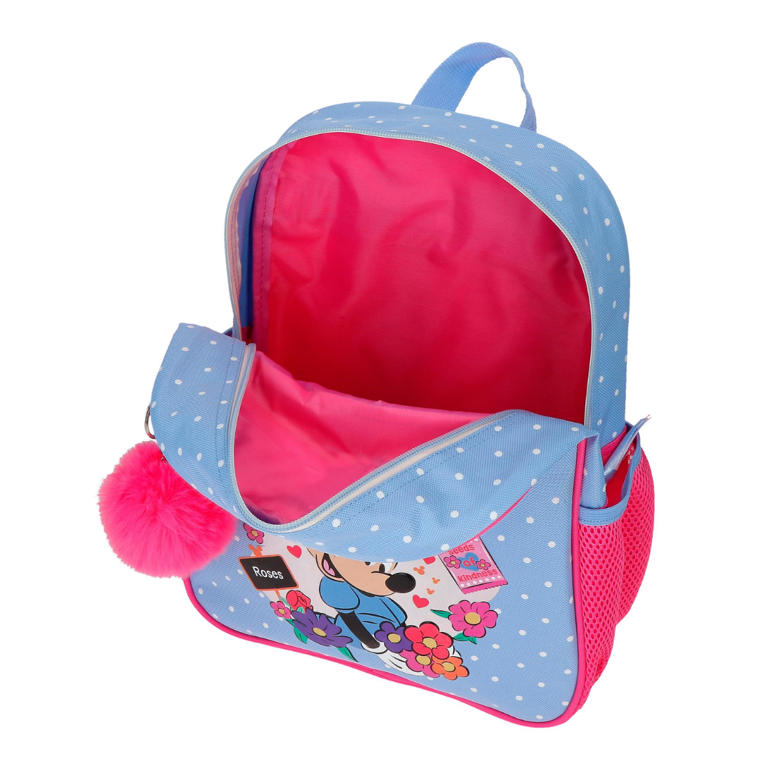 Ranac 33 cm Minnie Flowers 43122F1, plavi, Disney - Image 4