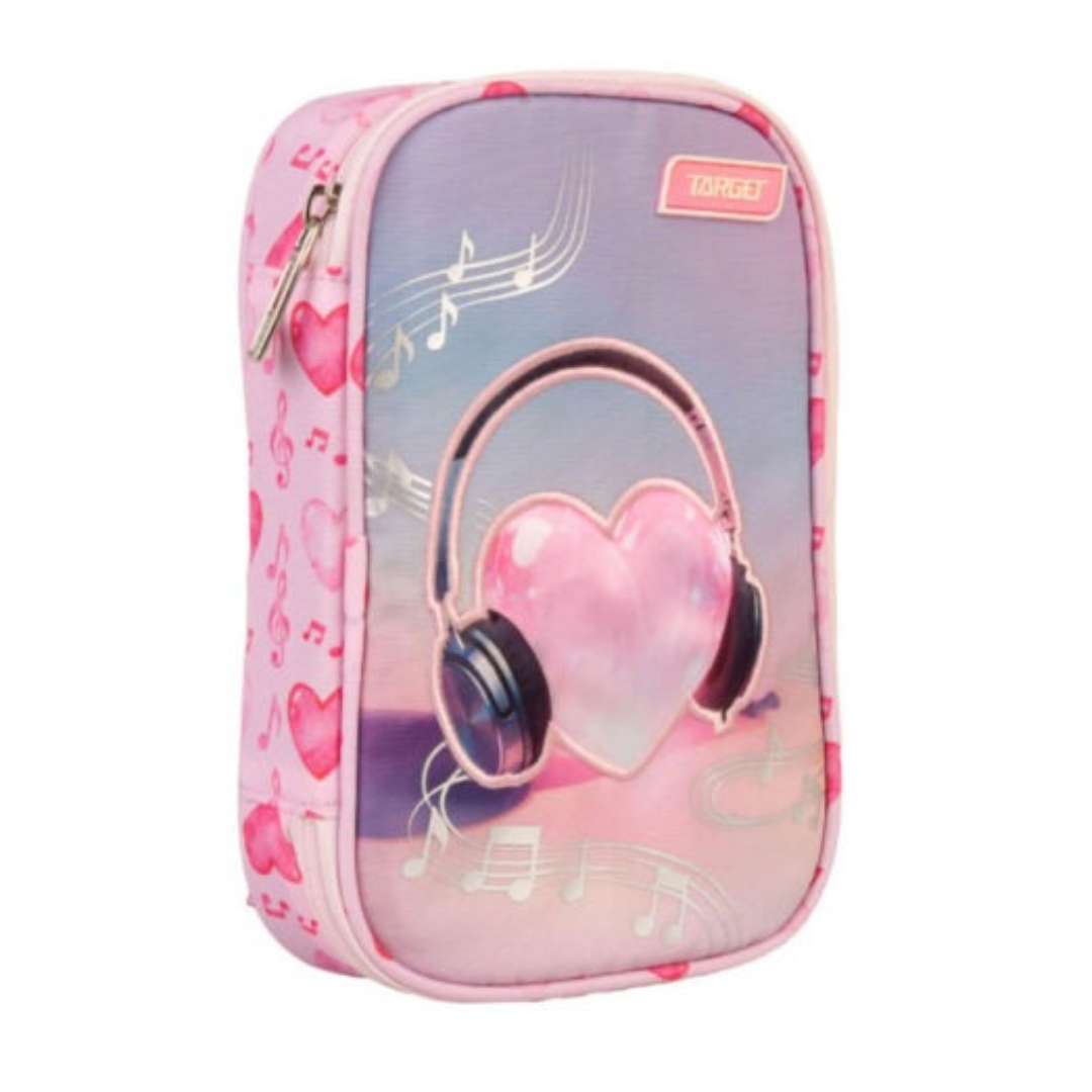 Pernica puna Multy Music Heart 29857, roze, Target