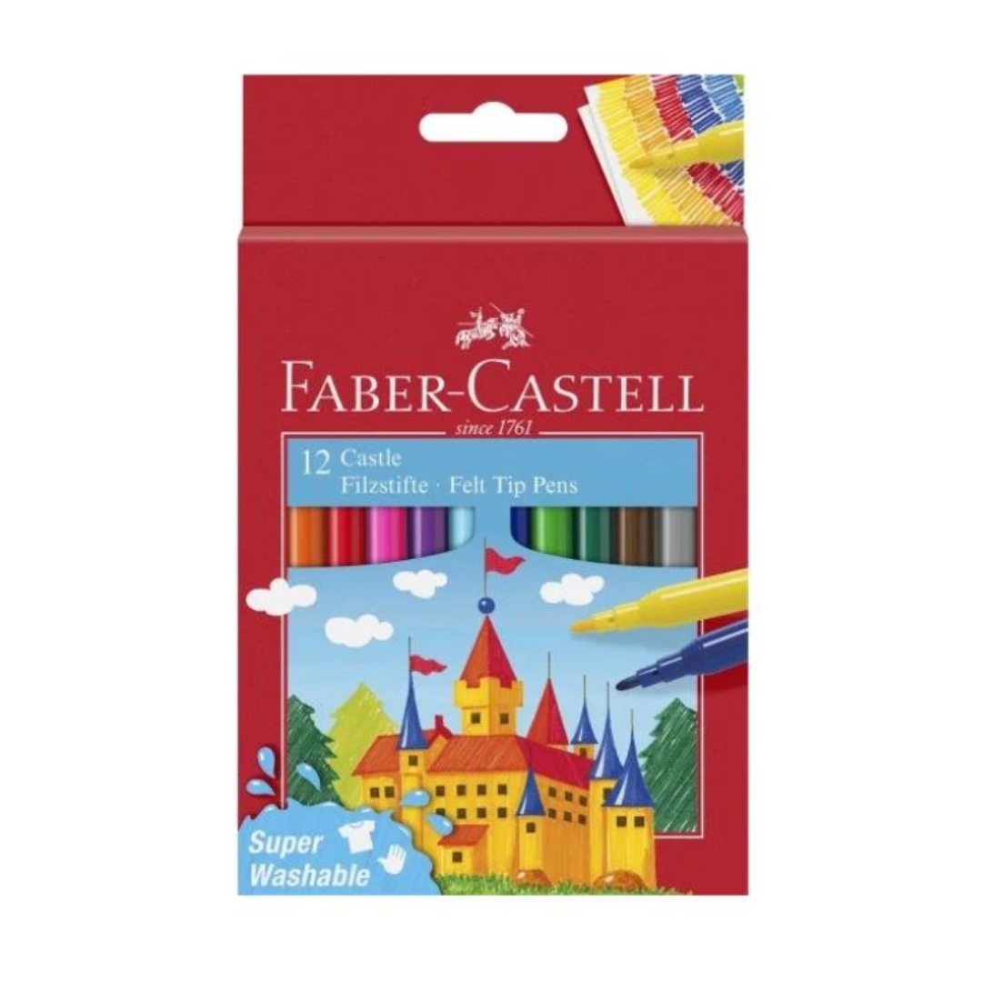 Flomasteri 554201, 12 kom, Faber Castel