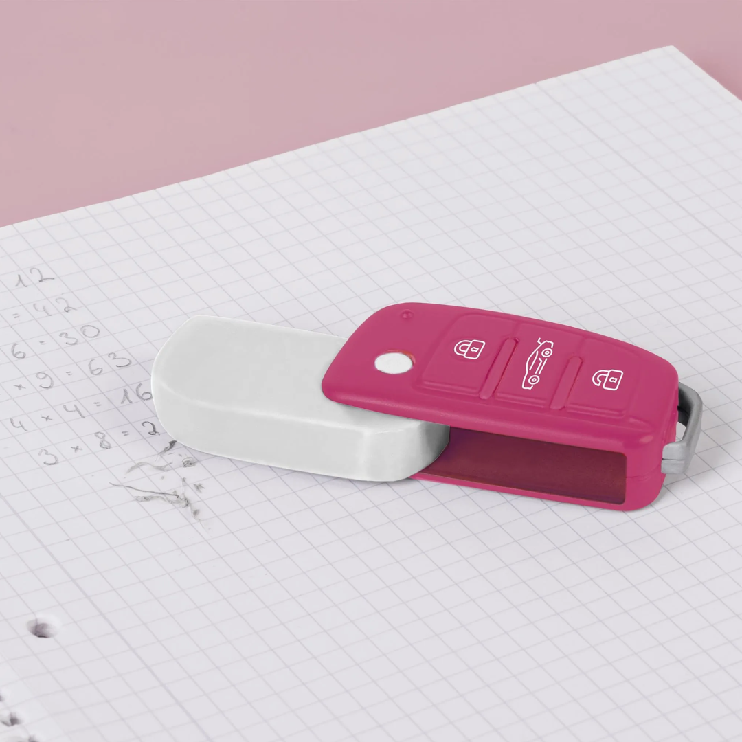 Gumica za školu ključ 41081, roze, Brunnen - Image 3