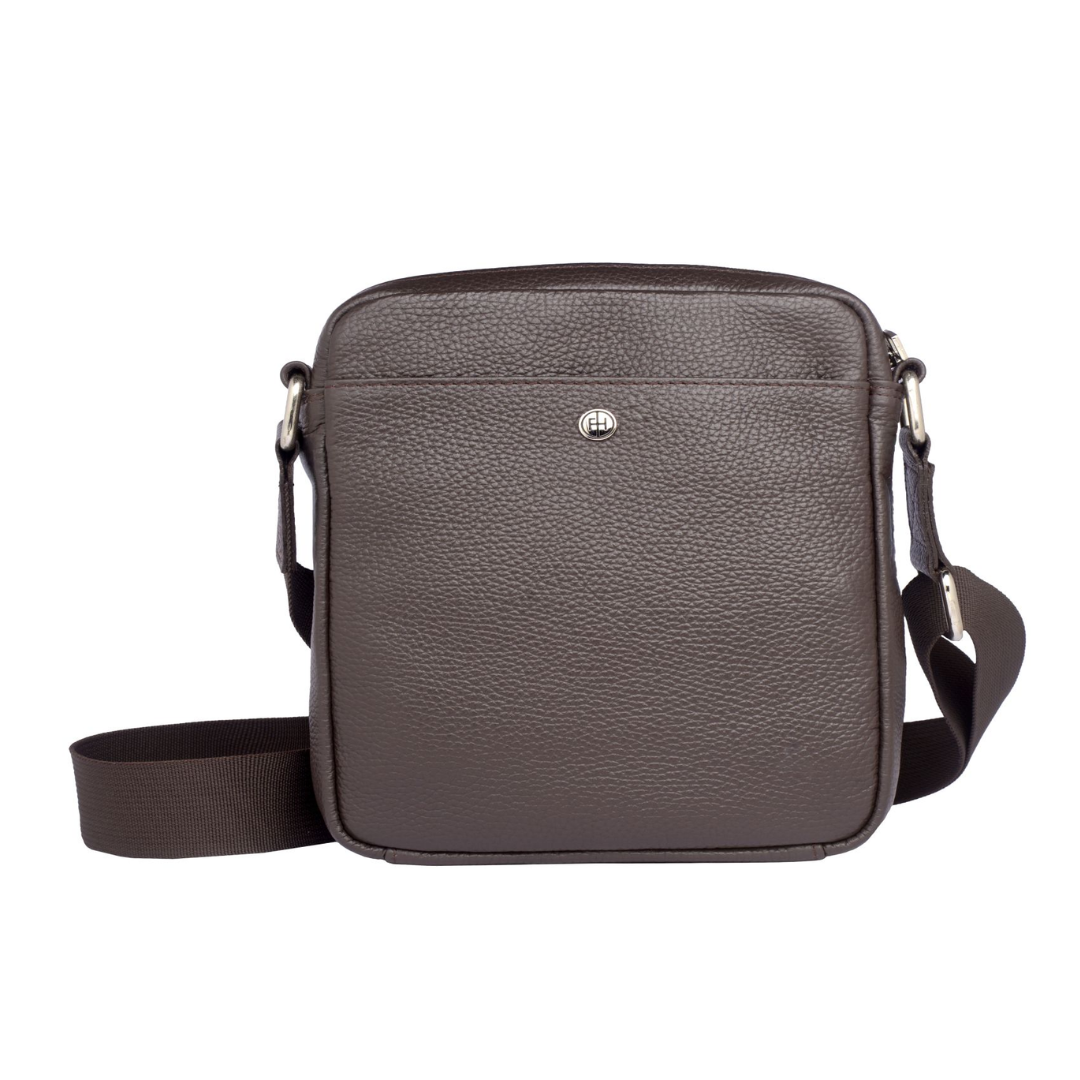 Torba kožna muška 5584-20, braon, Falco - Image 4